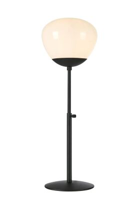 Lampa stołowa Rise 1L E27 108276 Markslojd czarna/biała 76cm klosz Ø25cm