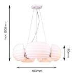 Lampa wisząca Rondo AZzardo DH6081-5  AZ0115  nowoczesny  - 4