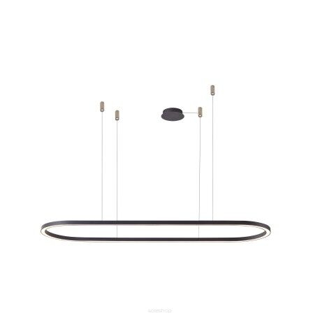 Lampa wisząca ELENA 120 DIMM BK czarna Azzardo AZ5055