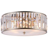 Plafon KYIV  - C05127CP cosmolight Kryształowy pierścień szampańskie złoto EKSTRAWAGANCKA 