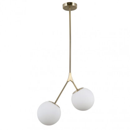 Lampa wisząca Caserta PND-33245-2 Italux antyczny brąz molekuły 