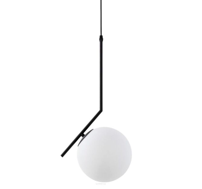 LAMPA WISZĄCA SORENTO LDP 1215-200 (BK) Lumina Deco kula nowoczesna