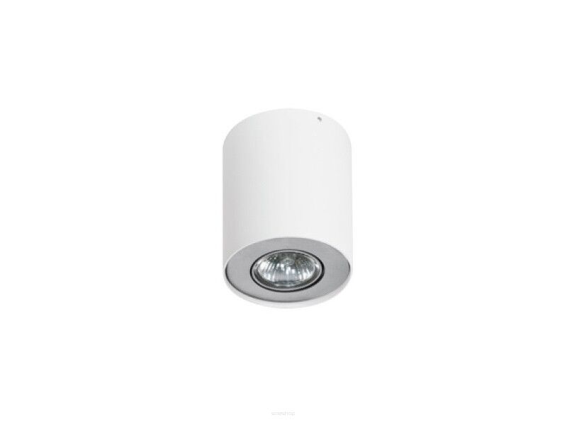 Plafon Neos 1 White/Alu AZzardo FH31431B WH/ALU AZ0606 techniczna tuba biała/aluminium