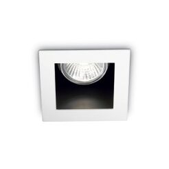Lampa sufitowa  FUNKY FI1 BIAŁY Ideal Lux  083230  należy wmontować w ścianę na kolor biały rama ma kształt kwadratu