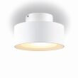 LAMPA SUFITOWA BRAKET/N 229 TECHNICZNA GU10 14,8 CM SZEROKOŚCI WYSOKOŚĆ 9,3 CM AKRYLOWY KLOSZ W ŚRODKU BIAŁA CZARNA LUB ZŁOTA - 2