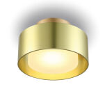 LAMPA SUFITOWA BRAKET/N 229 TECHNICZNA GU10 14,8 CM SZEROKOŚCI WYSOKOŚĆ 9,3 CM AKRYLOWY KLOSZ W ŚRODKU BIAŁA CZARNA LUB ZŁOTA - 3