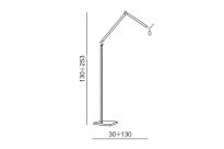 Lampa podłogowa podstawa ZYTA FLOOR AZ4193 AZZARDO  - 2