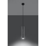 LAMPA  WISZĄCA LUVO BETONOWA LOFTOWA TUBA  SL.0653 SOLLUX - 3