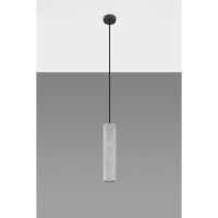 LAMPA  WISZĄCA LUVO BETONOWA LOFTOWA TUBA  SL.0653 SOLLUX