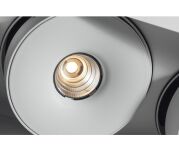Podwójna regulowana oprawa sufitowa Multiva Evo 115.2 Trimless Edge.LED 12W On-Off Labra 4.1818 - 2