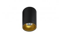 Lamp sufitowa natynkowa walec czarny Remo  GM4103 BK/ AZ0818 + wybrany odbłyśnik - 5