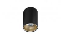 Lamp sufitowa natynkowa walec czarny Remo  GM4103 BK/ AZ0818 + wybrany odbłyśnik - 6