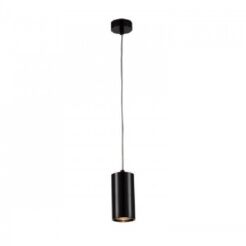 Lampa wisząca Kika S 85  Orlicki Design czarna tuba 8,5 cm wysokości źródło światła GU10 