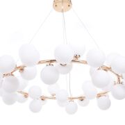 Lampa wisząca MARSIADA LDP 6033-40 (GD) Lumina Deco ZŁOTA  40 szklanych kul