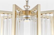 Lampa wisząca MANHATTAN W8 LDP 8012-8 (GD) Lumina Deco złota 8x E27 - 4