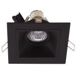OPRAWA WPUSZCZANA MAXLIGHT HIT I OPRAWA PODTYNKOWA CZARNA H0090 MAXlight COFNIĘTE ŹRÓDŁO ŚWIATŁA TECHNICZNA - 2