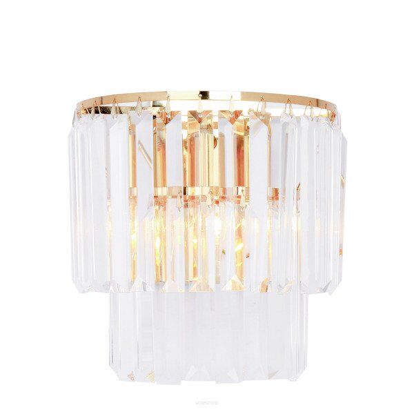 KINKIET LAMPA WEWNĘTRZNA (KINKIET) ZUMA LINE AMEDEO WALL 17106/2W-GLD