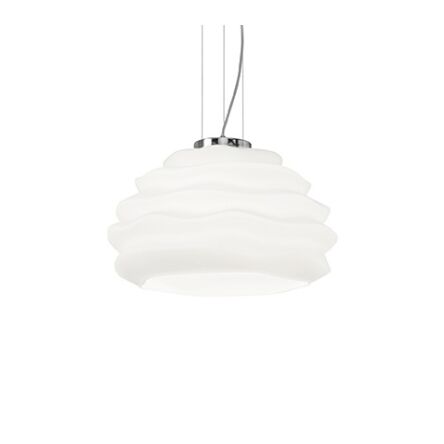 Lampa wisząca Karma SP1 Small 132389 NOWOCZESNY IP20 SZKŁO Ideal Lux oprawa wisząca w kolorze białym 