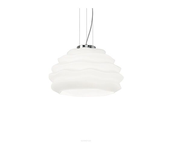 Lampa wisząca Karma SP1 Small 132389 NOWOCZESNY IP20 SZKŁO Ideal Lux oprawa wisząca w kolorze białym 