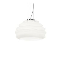 Lampa wisząca Karma SP1 Small 132389 NOWOCZESNY IP20 SZKŁO Ideal Lux oprawa wisząca w kolorze białym 