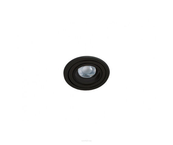 Lampa wpuszczana okrągła nowoczesna  Caro AZ2431  Azzardo czarna