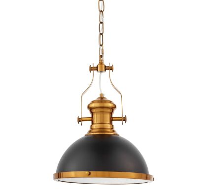 LAMPA WISZĄCA ETTORE LDP 710 (BK+MD) Lumina Deco loft industrialna