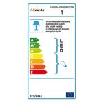 Lampa wisząca LAMPA ZUCCA BLACK czarna AZZARDO AZ0591 - 4