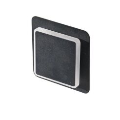 Kinkiet ONYX AZZARDO AZ3358 czarna geometryczna 