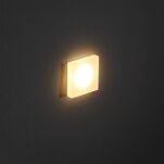 LAMPA SCHODOWA ELKIM LESEL 008 XL Osłona ze szkła akrylowego BIAŁA IP44/20 3000K / 4000K LED - 3