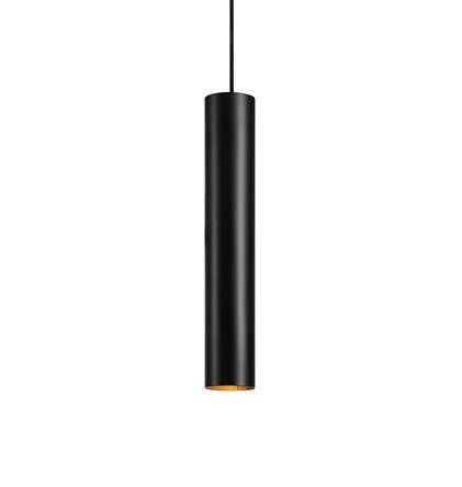 Lampa wisząca RUBEN 107879 Markslojd Pojedyncza tuba w kolorze czarnym wys. 40cm śr. 7cm GU10
