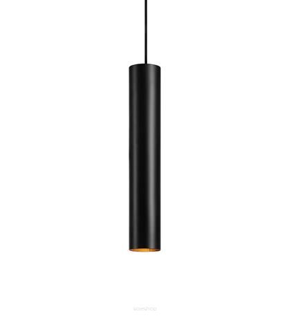 Lampa wisząca RUBEN 107879 Markslojd Pojedyncza tuba w kolorze czarnym wys. 40cm śr. 7cm GU10