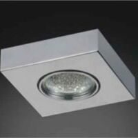 Oprawa sufitowa ARNI ORLICKI DESIGN wpuszczana w kolorze chromu techniczna kwadrat 