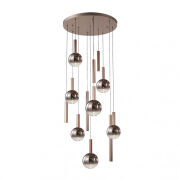 Lampa wisząca Camino PND-24038-12A-COPP Italux