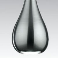 Lampa wisząca Lava Satin MA01986CF-00101 Italux  z metalu o wykończeniu satynowym klosz ma kształt łezki