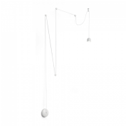 KINKIET  Tall Sp1 Small 196794 NOWOCZESNY IP20  METAL  oprawa wisząca w kolorze czarny Ideal Lux LAMPA WEWNĘTRZNA  