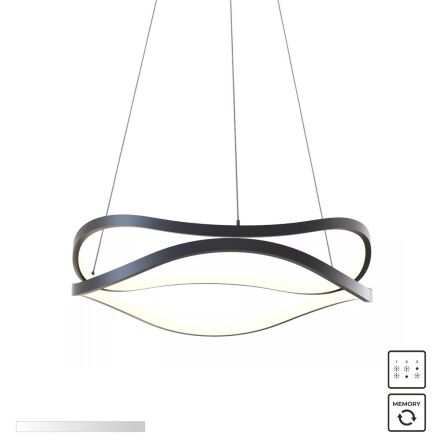 MD7864-2S-3BT HARLEY LAMPA WISZĄCA CZARNA ZUMALINE