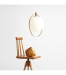Lampa wisząca AURA szklana kula ze złotym wykończeniem ALDEX 1049G30   - 2