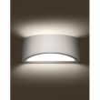 Kinkiet VIXEN SL.1048 SOLLUX LIGHTING ceramiczny półokrągły biały połysk - 5