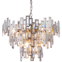 Zwis St Petersburg - P09158CP COSMO light  Efektowna KRYSZTAŁOWA lampa wisząca Zjawiskowo rozświetli Twoj salon