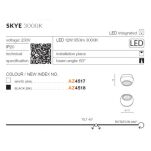 Lampa sufitowa SKYE AZ4517 AZZARDO BIAŁA KULA LED 12W - 2