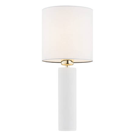 Lampa stołowa ALMADA 4231 Argon elegancka biała podstawa 47 cm