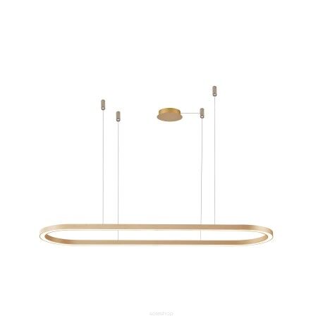 Lampa wisząca ELENA 150 DIMM BK złota Azzardo AZ5058