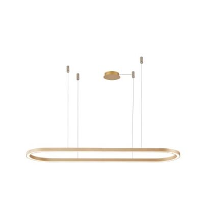 Lampa wisząca ELENA 150 DIMM BK złota Azzardo AZ5058