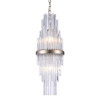 Zwis  Reykjavik - P02080CP COSMO light  Efektowny KRYSZTAŁOWY Zyrandol   Szkło w kolorze szampańskim 