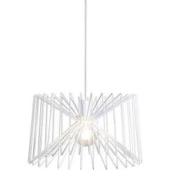 Lampa wisząca Ness E27 biała 6767