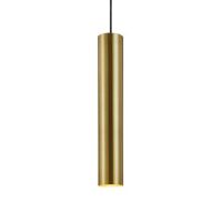 Lampa wisząca RUBEN 107880 Markslojd  Tuba w kolorze mosiądzu ELEGANCKA  wys. 40cm śr. 7cm GU10