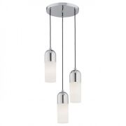 Lampa wisząca BURGOS 1465 Argon 3x E27 chrom szkło