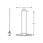 LAMPA WISZĄCA BAEZ ZUMA LINE - 4