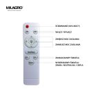 Plafon VELA 24W LED Ø420 mm Ściemnialny+ Pilot ML4401 Milagro Nowoczesny - 2