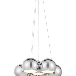 Lampa wisząca Cupolo 1L 7xE14 109167 Markslojd chrom 7xØ15cm grono